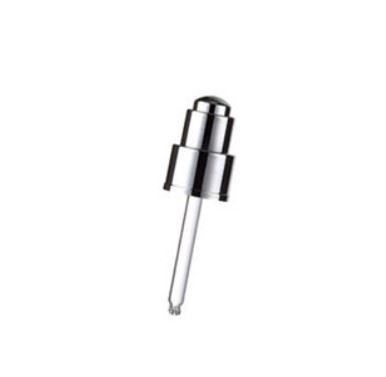 24/410 Matt Silver Metalised Button Dropper